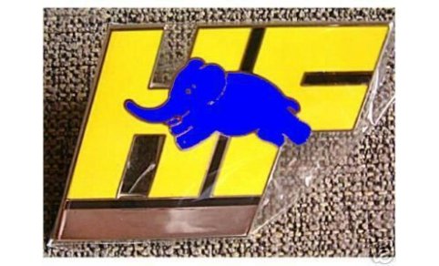 stemma emblema  HF elefantino blu